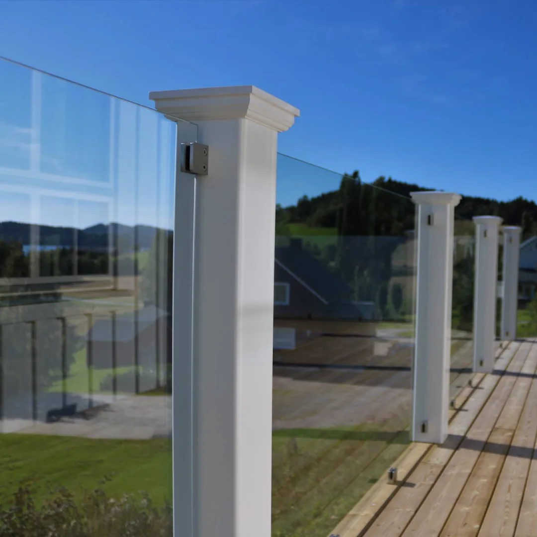montering glass rekkverk